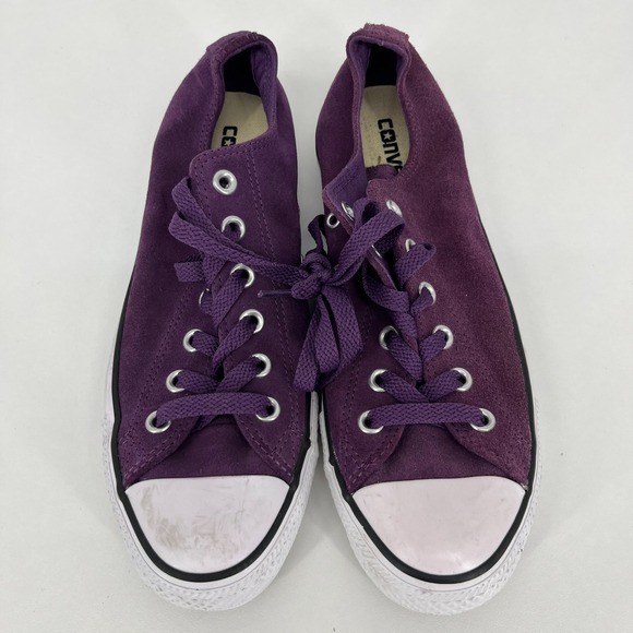 Converse CONS CTAS Pro OX Low Top Sneakers Nightfall Violet Suede Women's Size 8 - Picture 5 of 10